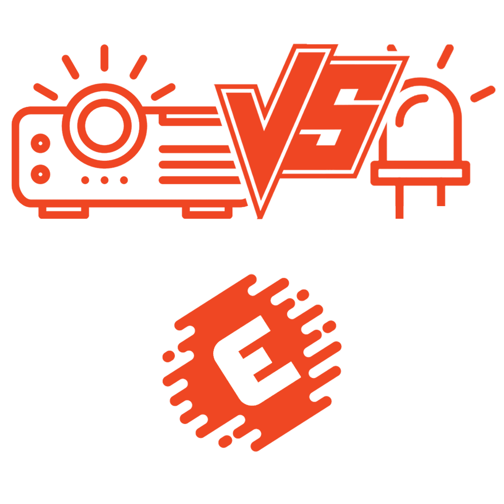 Projection versus LED